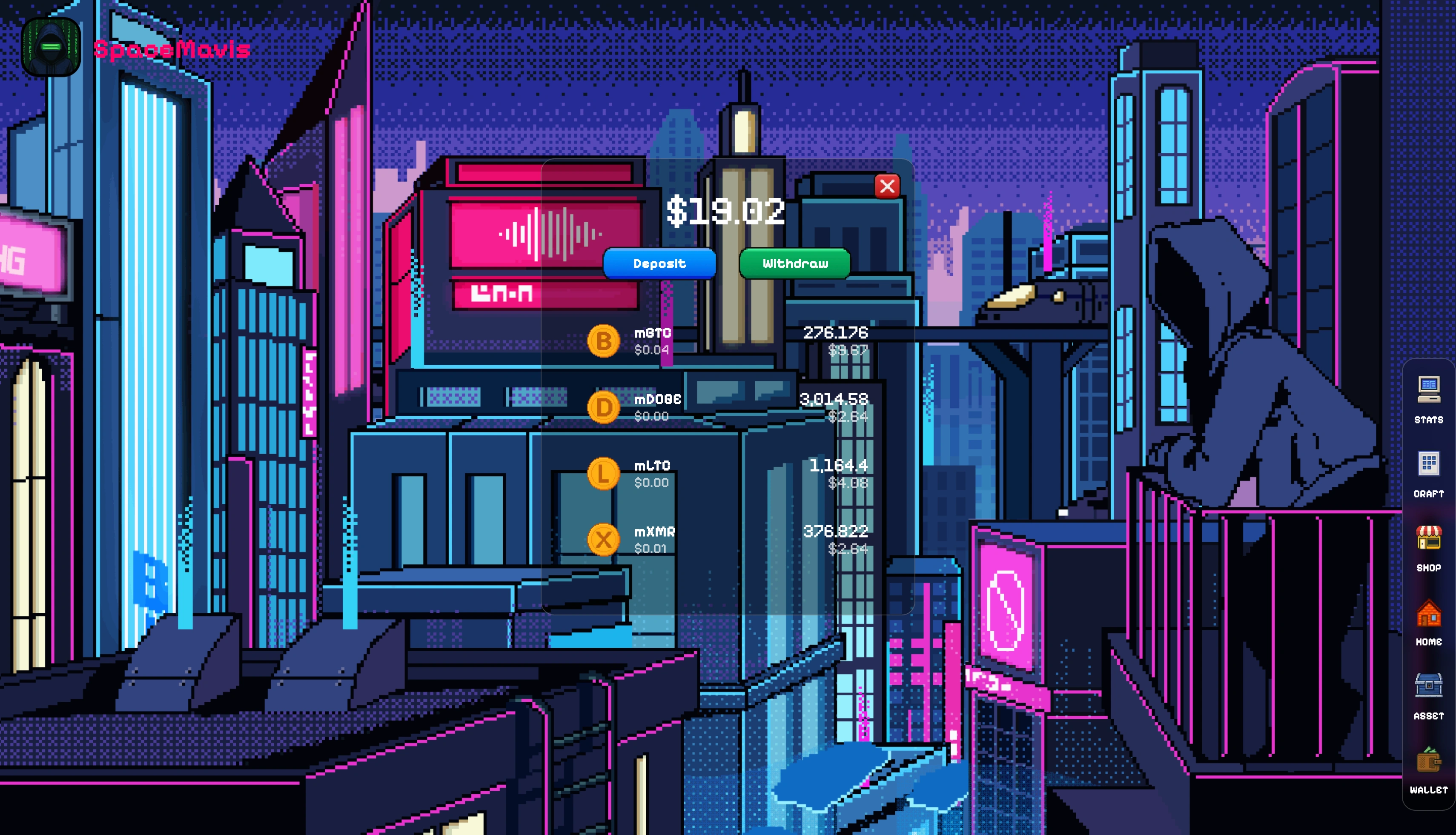 Bitminer gameplay screenshot 4 - mining simulator interface